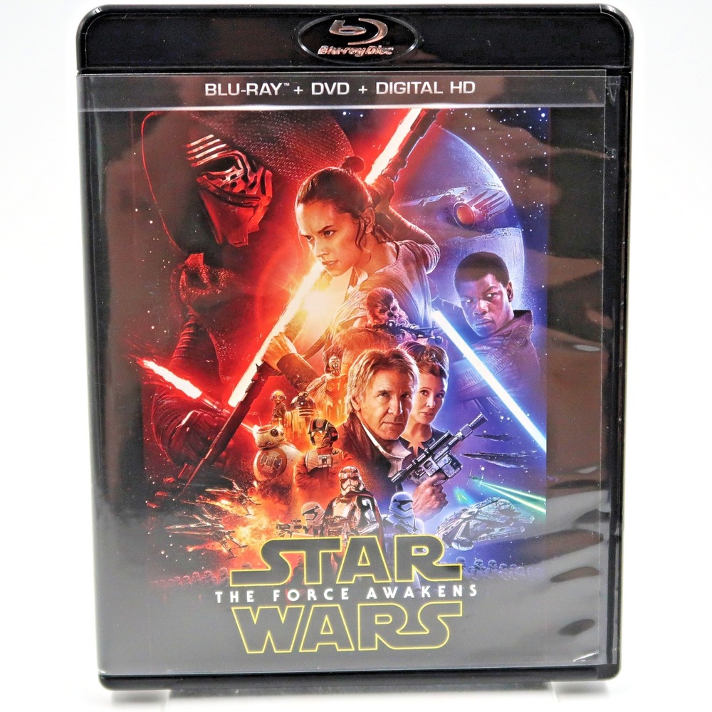 Star Wars The Force Awakens Blu-ray DVD 2016 JJ Abrams Disney Sci-Fi PG